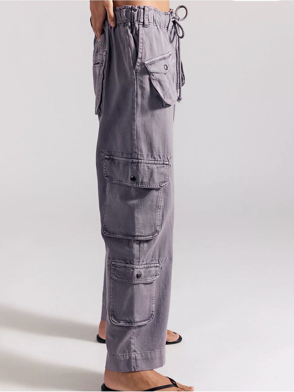FREE PEOPLE ASHBLOWN TAHITI CARGO PANTS SIZE XS!! LIKE NEW!! - Picture 3 of 8